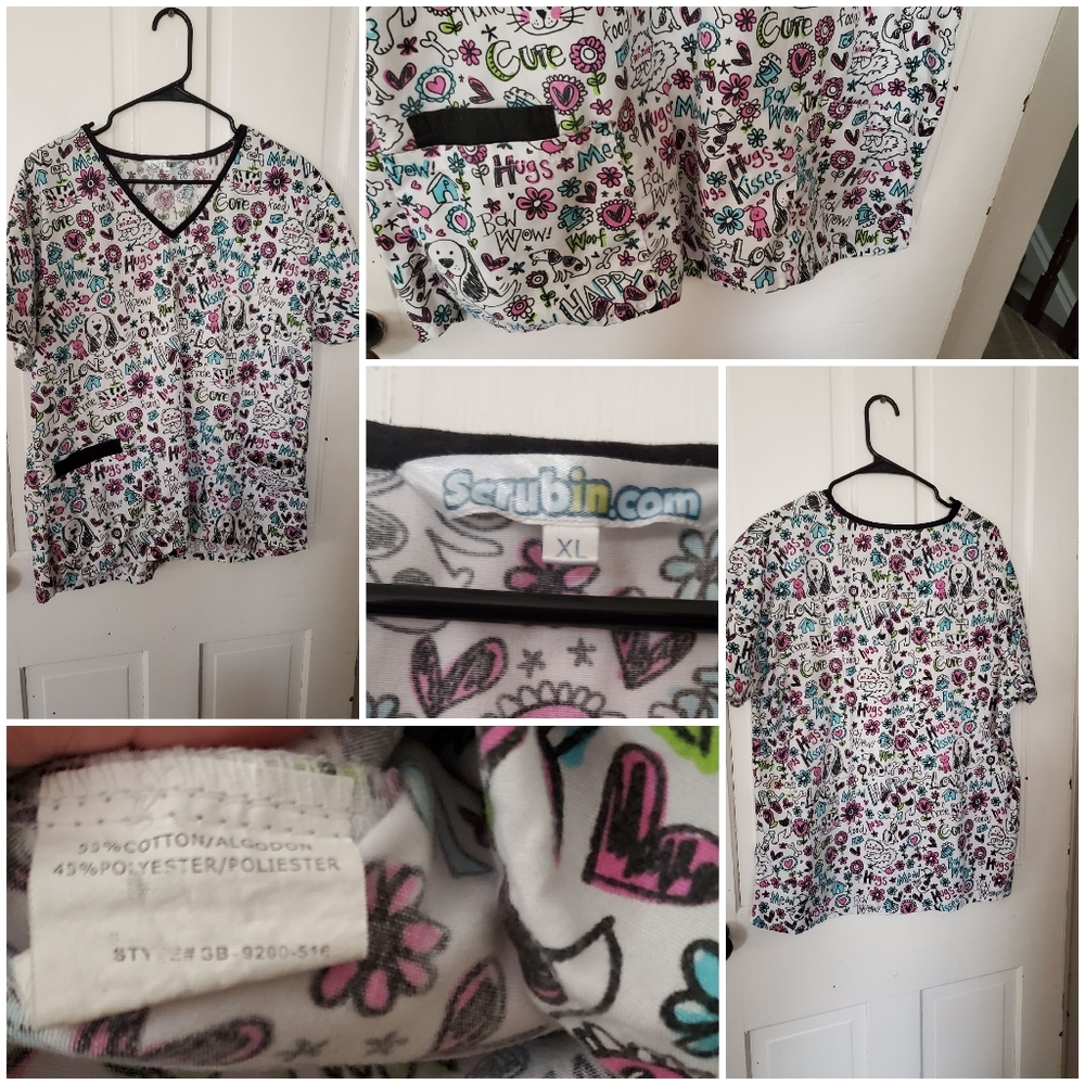Womens scrub top